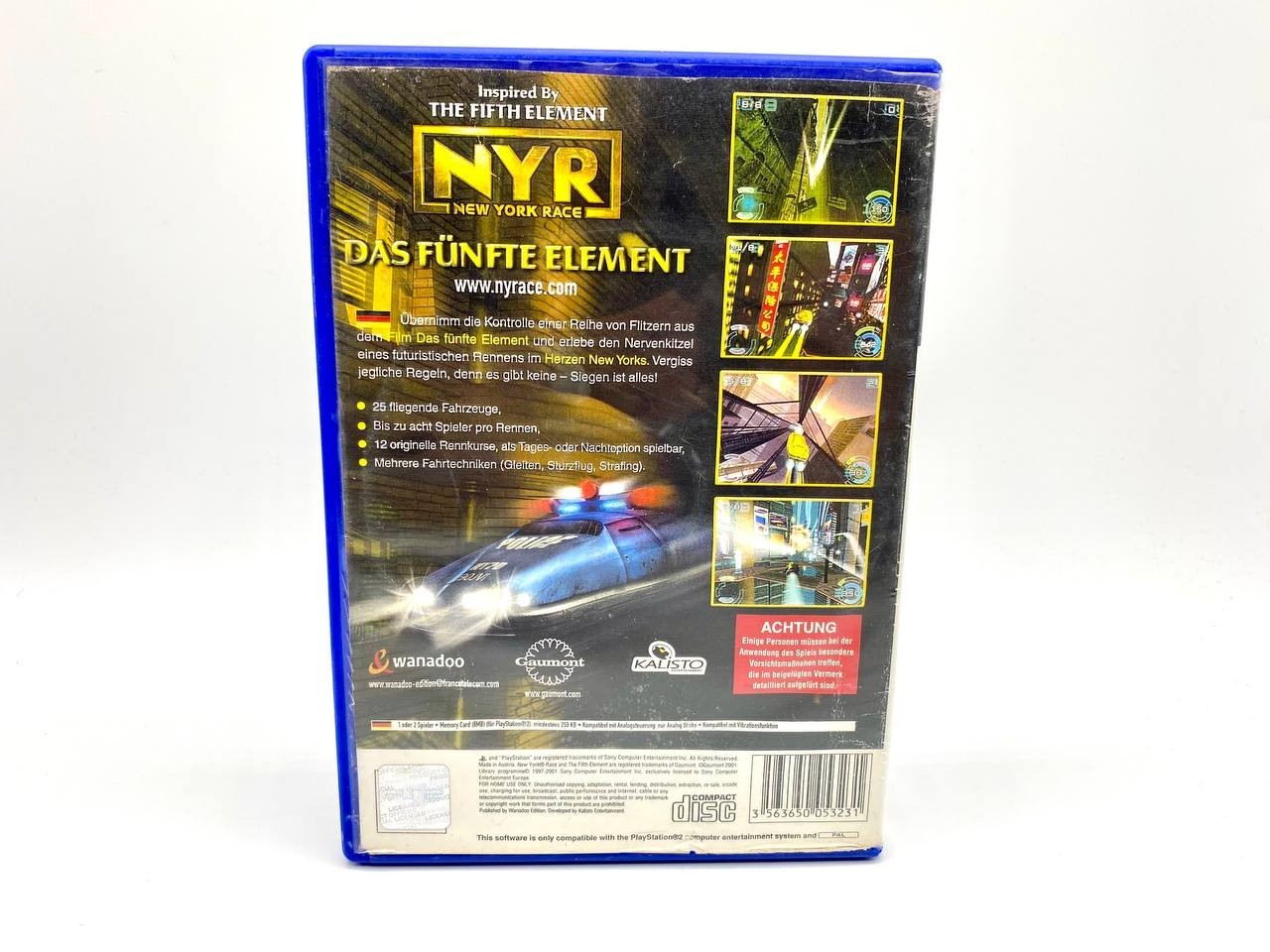 Gioco NYR: New York Race PS2 PlayStation Completo Funzionante Tedesco Usato