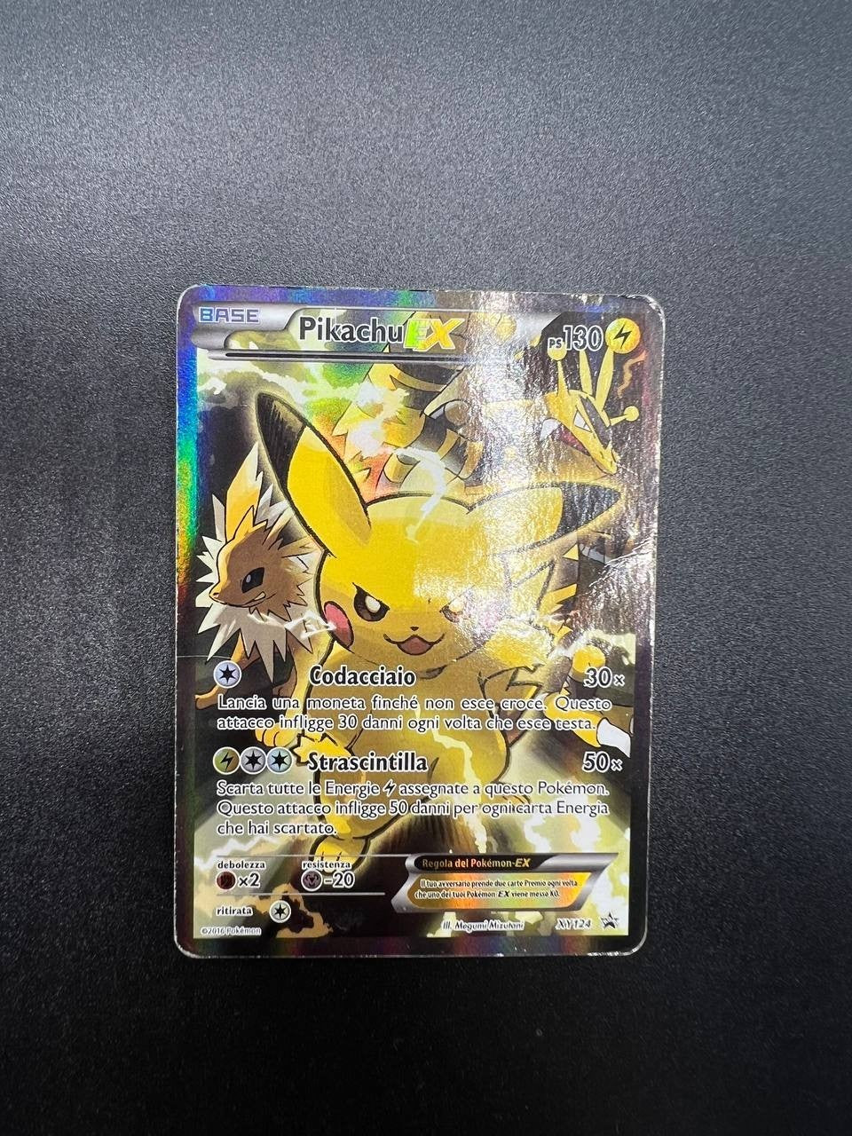 Pokemon Pikachu Ex XY124 Black Star Promo set Generazioni Italiano poor