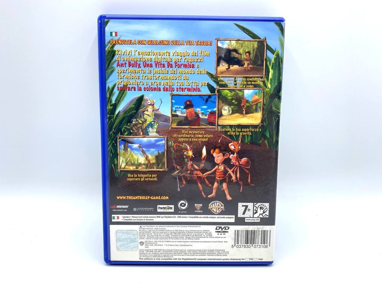 ANT BULLY UNA VITA DA FORMICA SONY PS2 PLAYSTATION 2 PAL ITA ITALIANO COMPLETO
