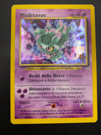 carta Pokemon set Neo Revelation Misdreavus Holo 11/64 Vintage Played Italiano