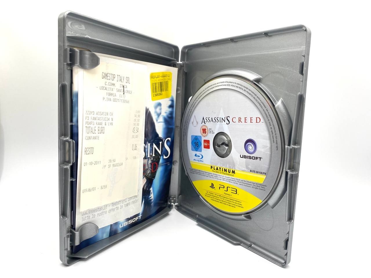 Assassin’s Creed Platinum PS3 PAL I Italiano ITA Completo Funzionante e Testato