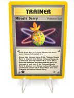 Carta Pokemon Miracle Berry 94/111 1st Edition Neo Genesis Vintage Excellent