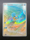 Carta Pokemon Squirtle 170/165 MEW set 151 Holo Near mint Italiano