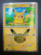 Pokemon Pikachu 30C 050/128 28/30 30° Anniversario Near Mint Italiano Holo