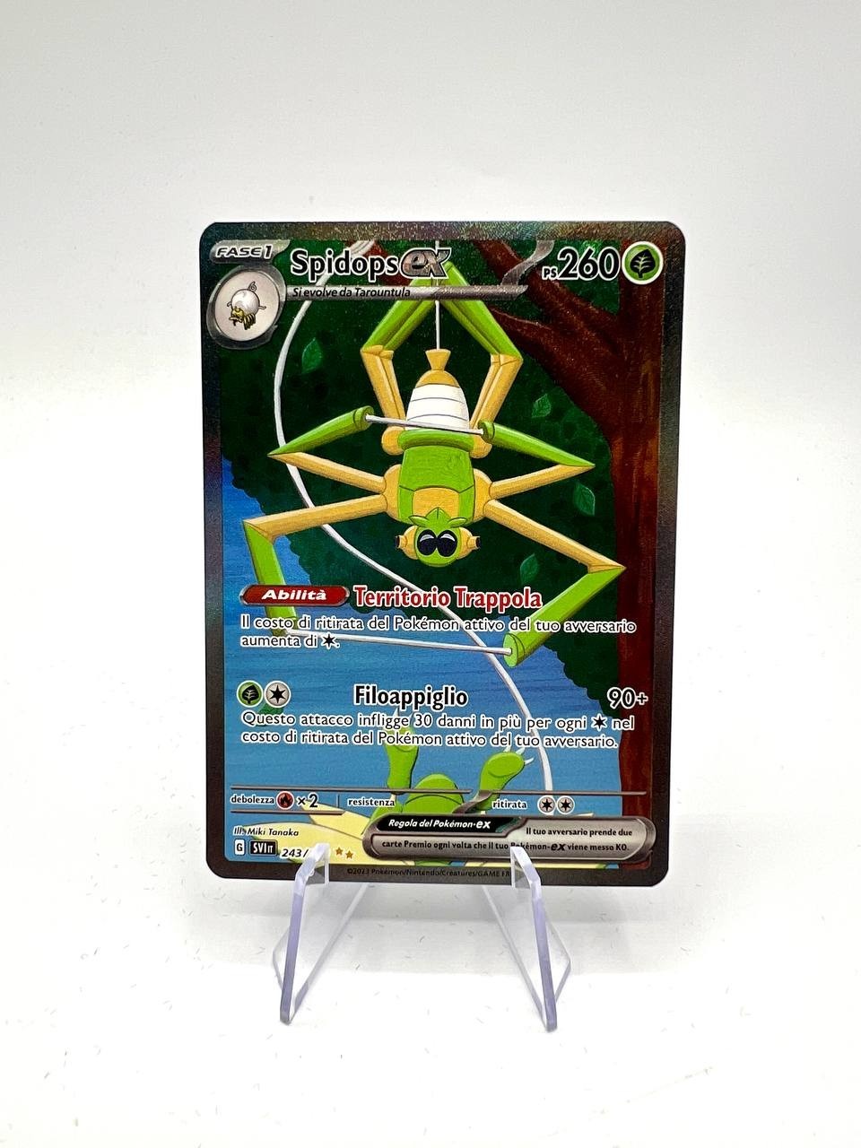 Pokemon Card Spidops EX 243/198  Scarlatto e Violetto italiano near mint