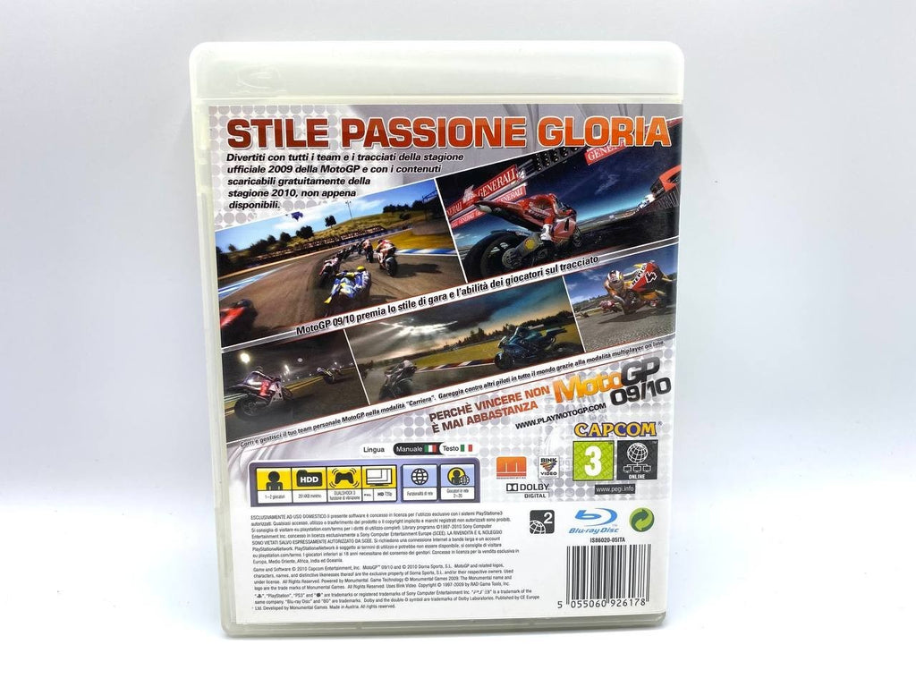 MotoGP 09/10 Capcom Sony PlayStation 3 ps3 Completo Funzionante Italiano