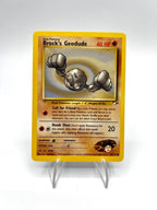 carta pokemon Brock's Geodude 66/132 set Gym Challenge Excellent Vintage No holo