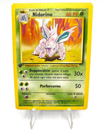 Carta Pokémon Set Base BS  Nidorino 37/102 ITA 1a Edizione Near mint Vintage