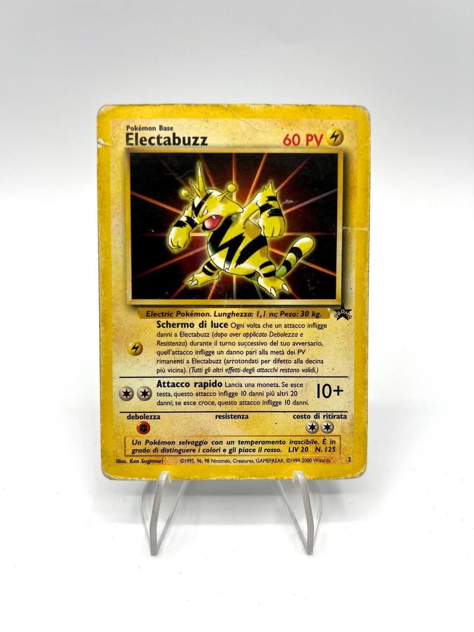 Pokémon Karte Elektek 2 Black Star Promo Film Schlecht Deutsch Vintage kein Holo