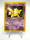 Carta pokemon Sabrina's Drowzee 95/132 set Gym Challenge Vintage Good Inglese