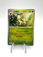 carta Pokemon Leafeon 005/131 PRE PokeBall Reverse Evoluzioni prismatiche NM ITA