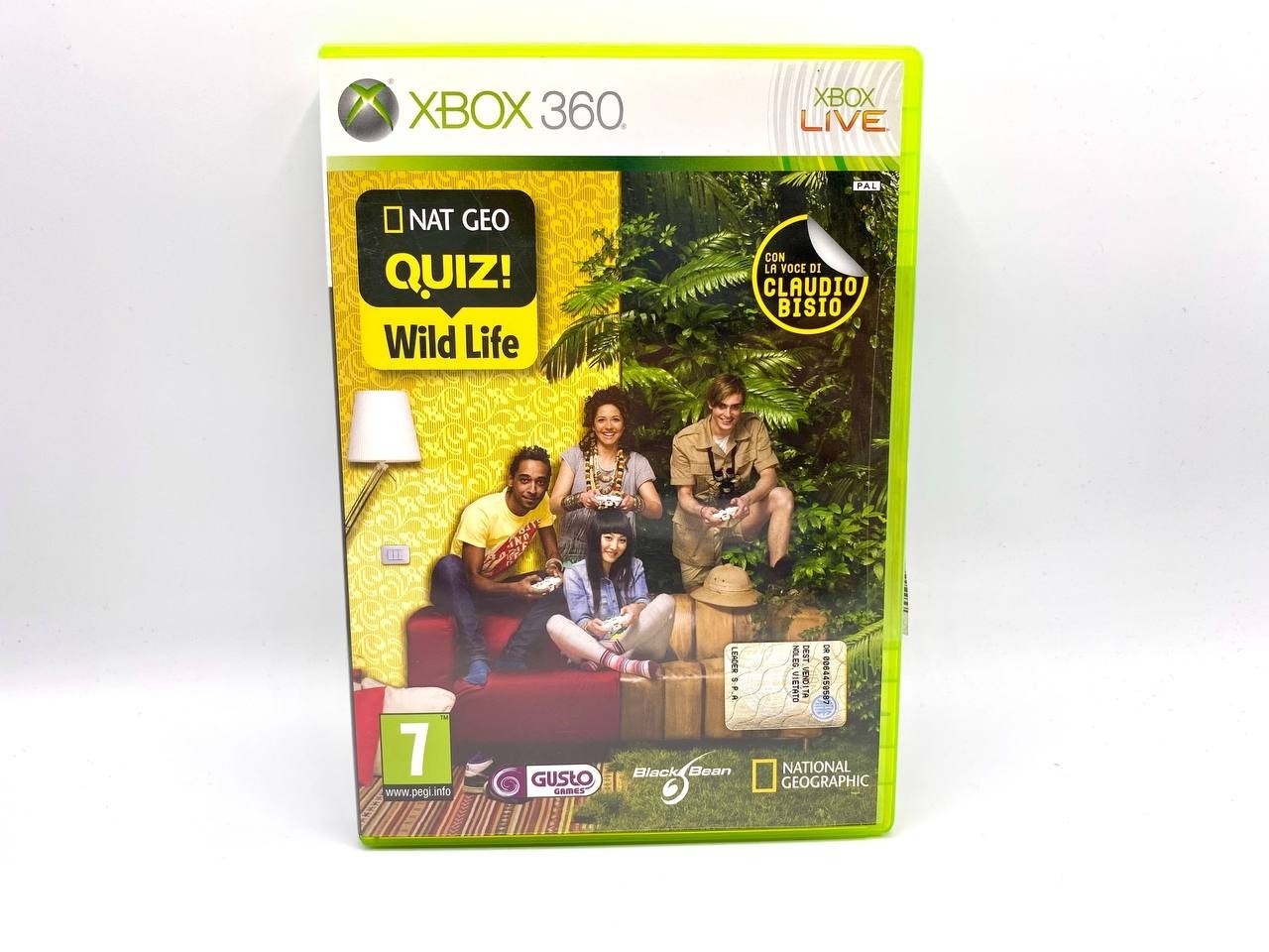 NAT GEO QUIZ! WILD LIFE Microsoft Xbox 360 Completo funzionante Italiano
