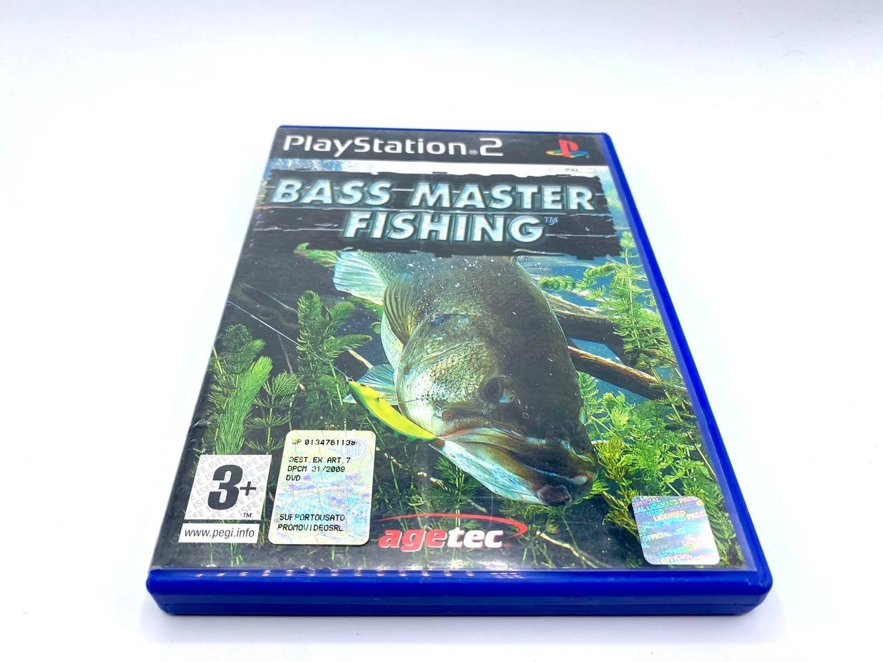 BASS MASTER FISHING SIMULATORE PESCA SONY PLAYSTATION 2 PS2 Funzionante Completo