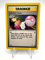 Carta pokemon Sabrina's Gaze 125/132 set Gym Heroes Inglese No holo Vintage EXC