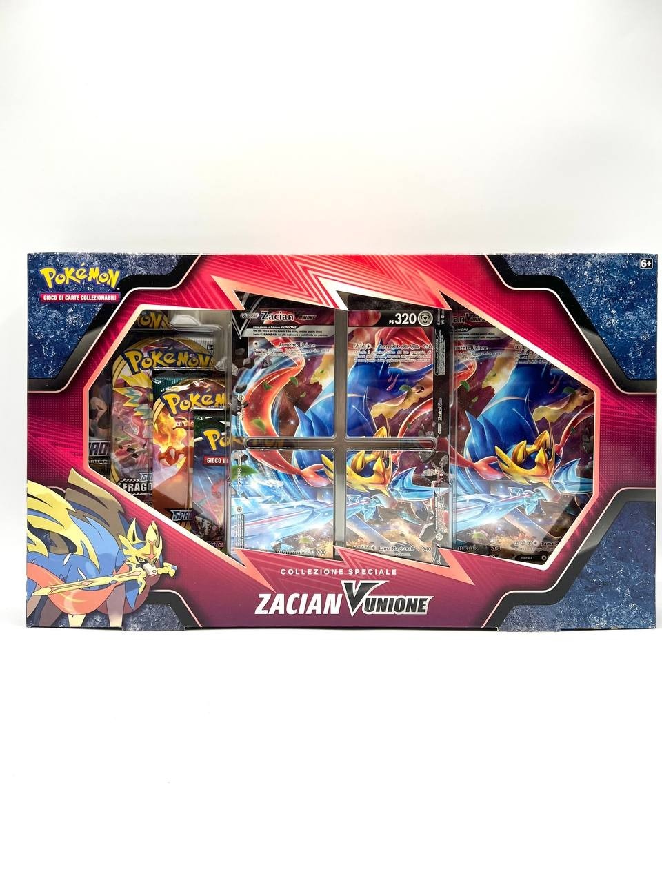 Collezione speciale Zacian V Unione Evoluzioni eteree Italiano Sealed 4 bustine