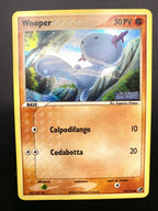 Carta pokemon Wooper 79/115 ex forze segrete Stamped Italiano holo Near mint