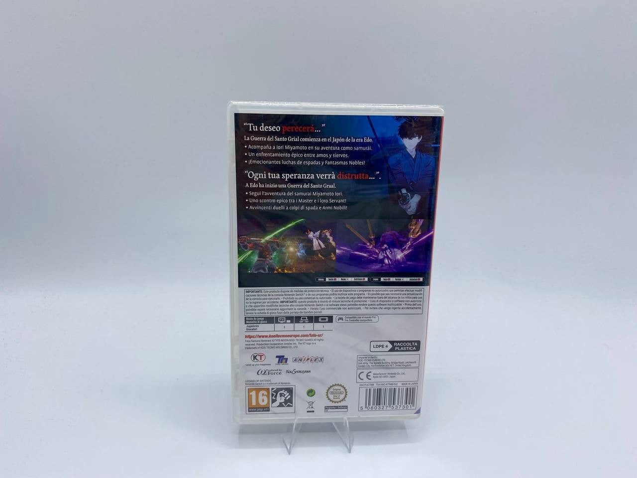 Fate Samurai Remnant Nintendo Switch PAL ITA Gioco Italiano Sealed Sigillato