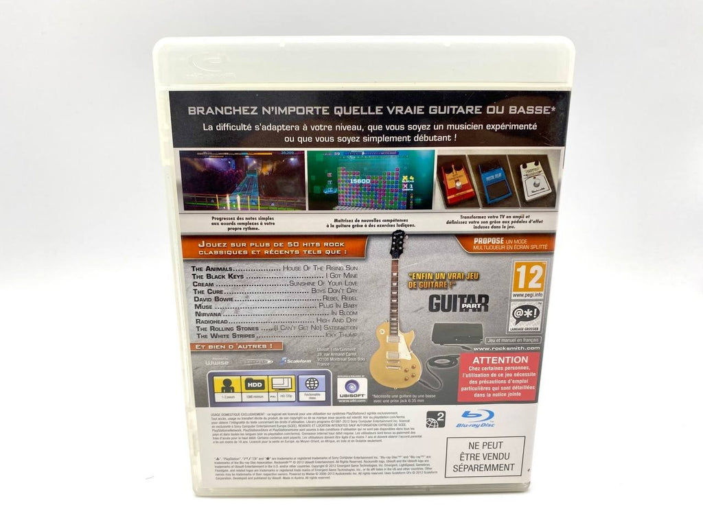 Gioco Rocksmith PS3 PLAYSTATION ottimo completo pal Europa Funzionante