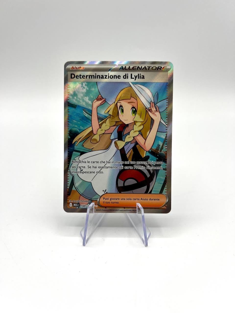 Pokemon Determinazione di Lylia 169/132 Megaevoluzione MEG Italiano Near Mint