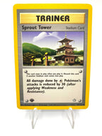Carta pokemon Sprout Tower 97/111 1st edition set Neo Genesis Excellent ENG
