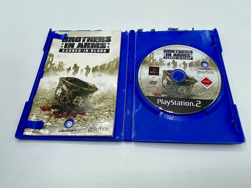 BROTHERS IN ARMS EARNED IN BLOOD SONY PLAYSTATION 2 PS2 PAL ITA USATO COMPLETO