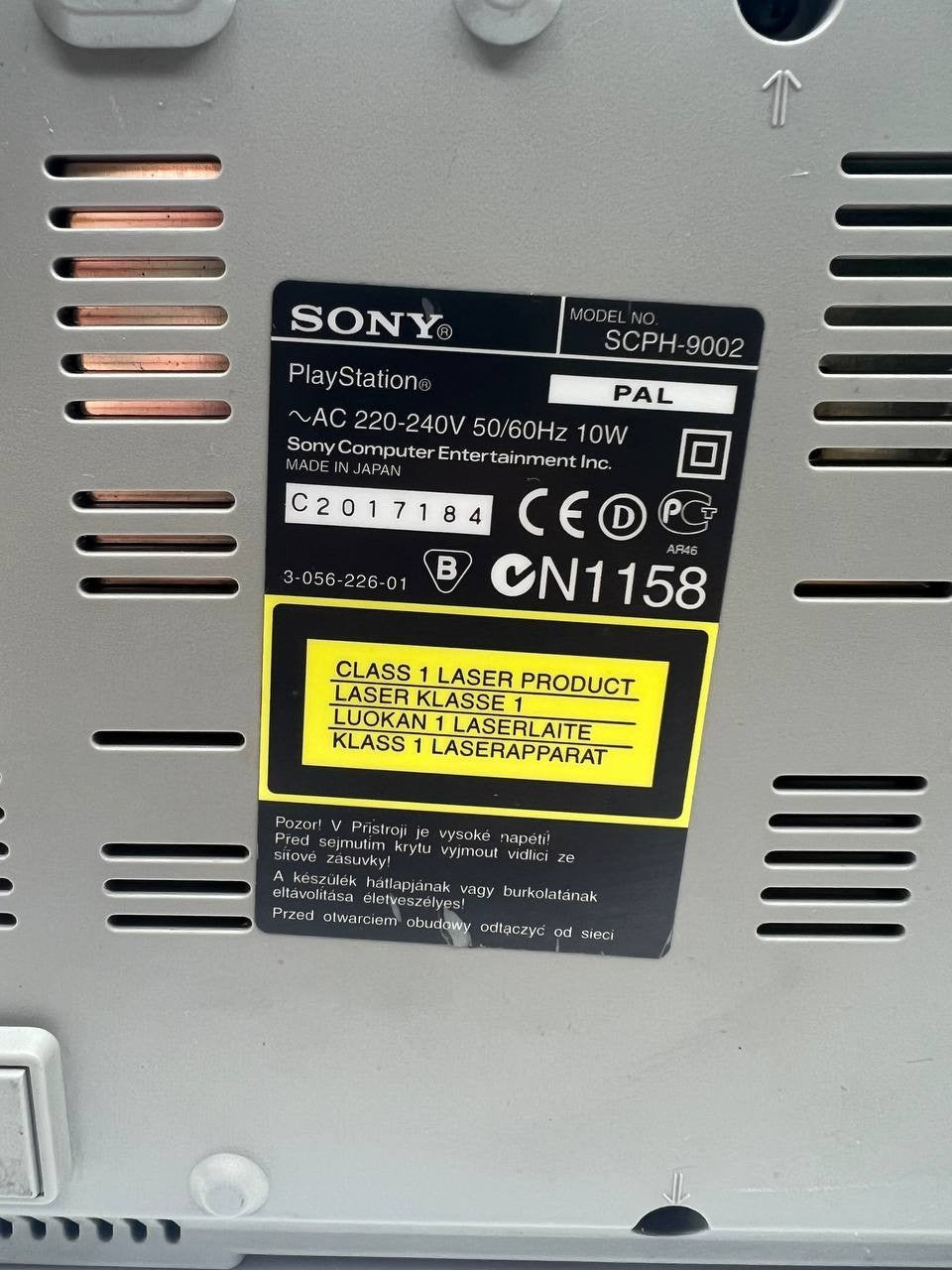 Console Sony Playstation 1 SCPH-9002 Completa Cavi PS1 Funzionante Controller