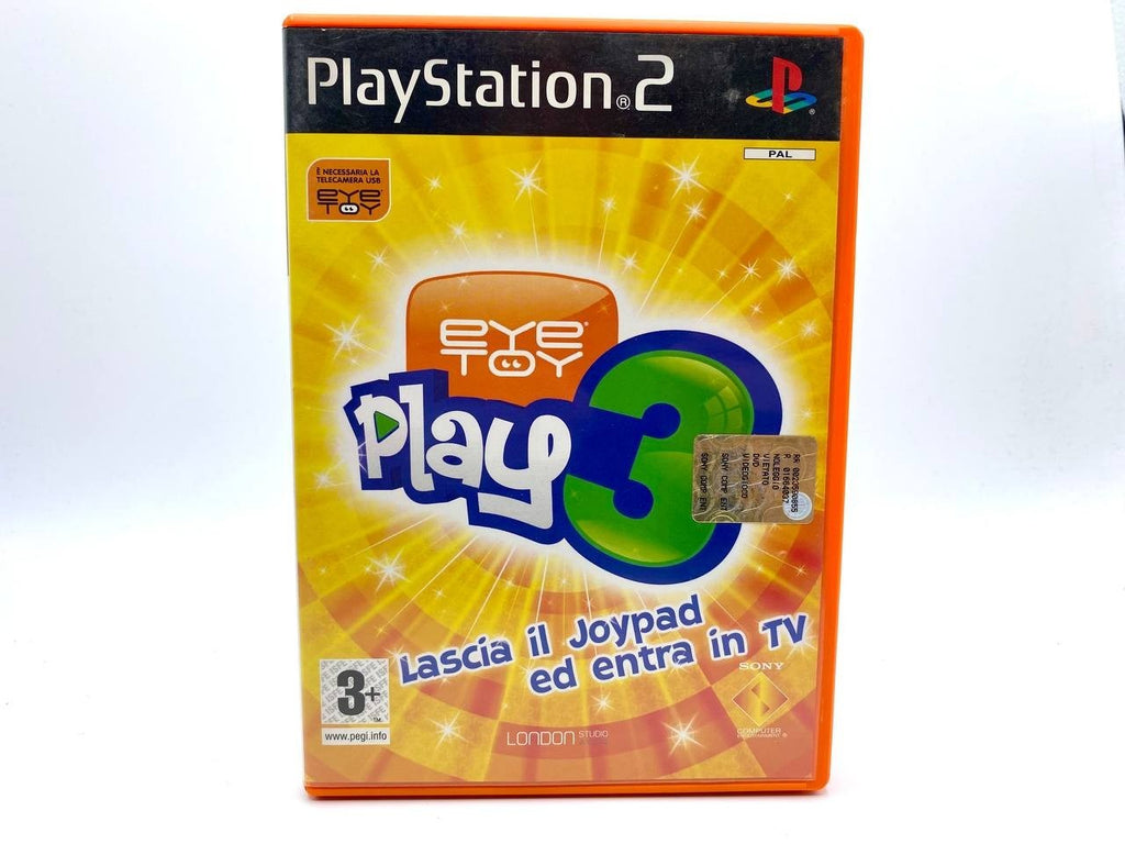 EYE TOY PLAY 3 KINETIC  VIDEOGIOCO PLAY STATION 2 Funzionante Italiano Completo
