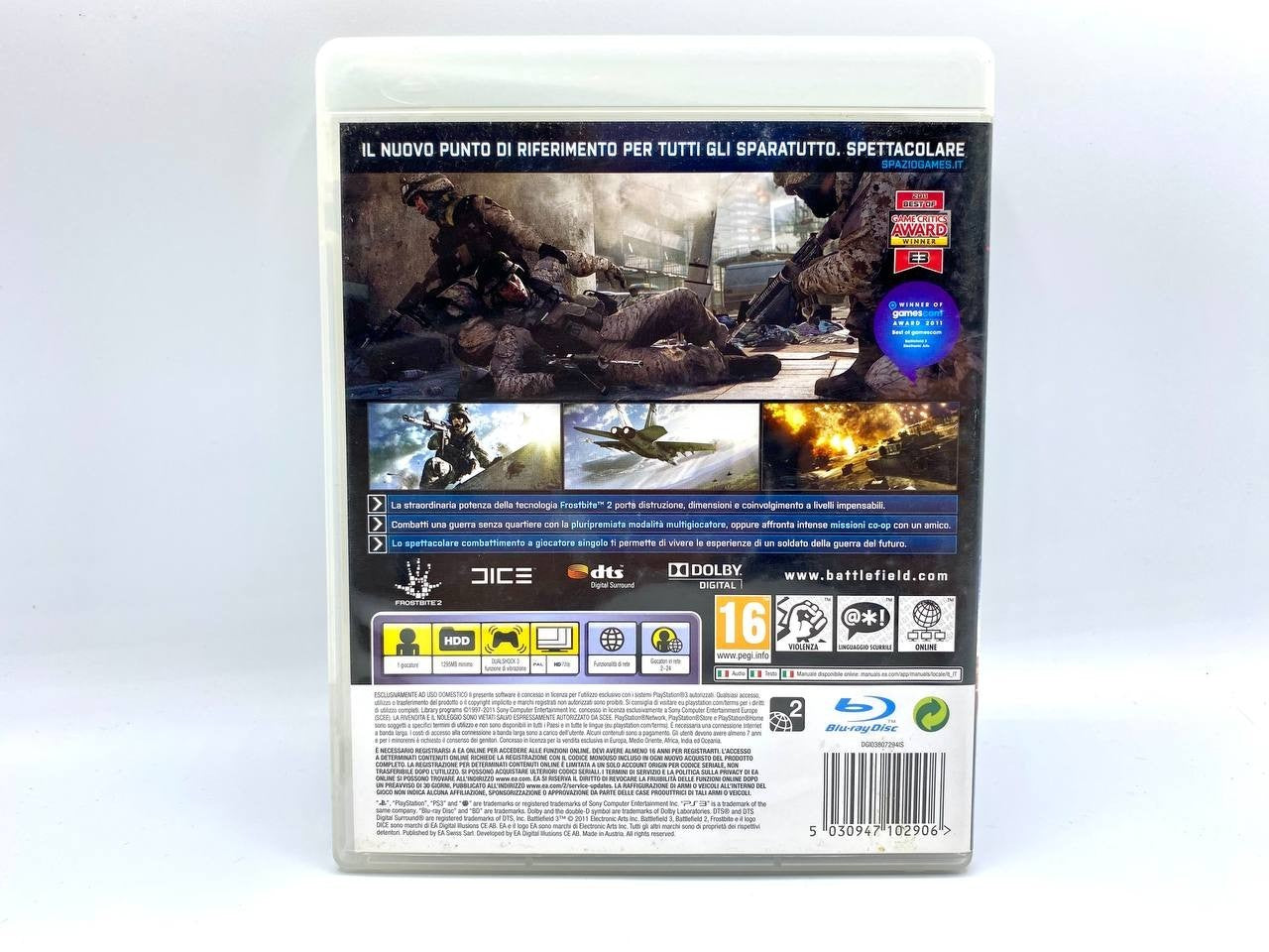 Battlefield 3 EA sports Sony PlayStation PS3 2011 Italiano Completo Funzionante