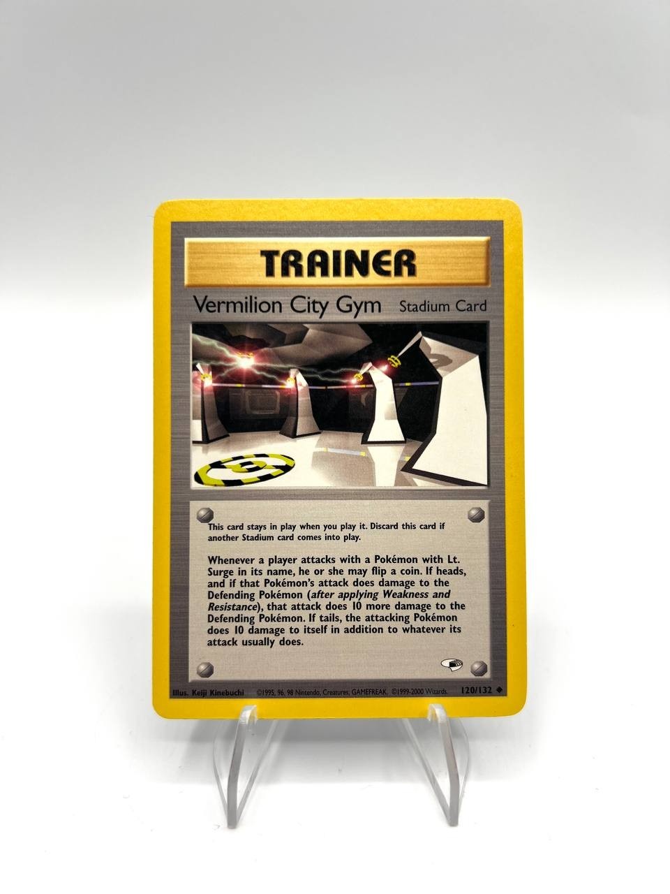 Carta pokemon Vermilion City Gym 120/132 Gym Heroes Vintage Inglese Excellent