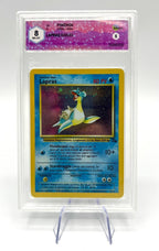 carta POKÉMON set FOSSIL FO LAPRAS HOLO 10/62 Italiano Vinatge GRAAD 8