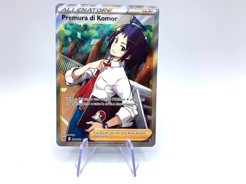 Carta Pokemon Italiano Full Art Premura Di Komor 168/172 set Astri Lucenti NM