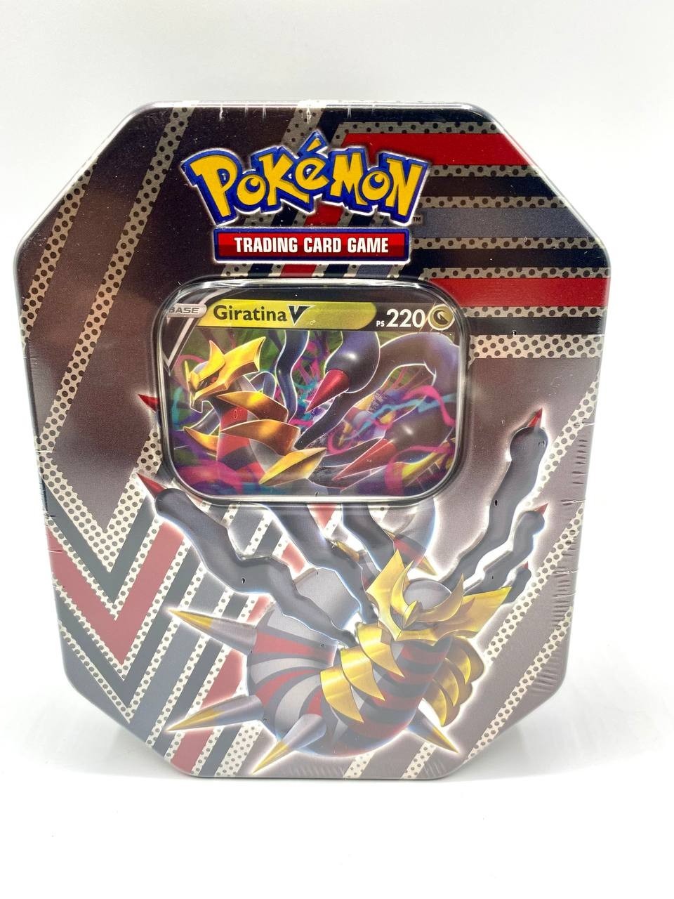 Tin Pokémon TCG Giratina V Potenziale nascosto Italiano Sealed 4 Bustine