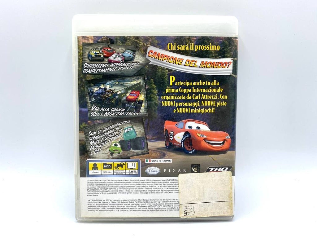 DISNEY CARS LA COPPA INTERNAZIONALE DI CARL ATTREZZI PS3 COMPLETO PAL ITALIANO
