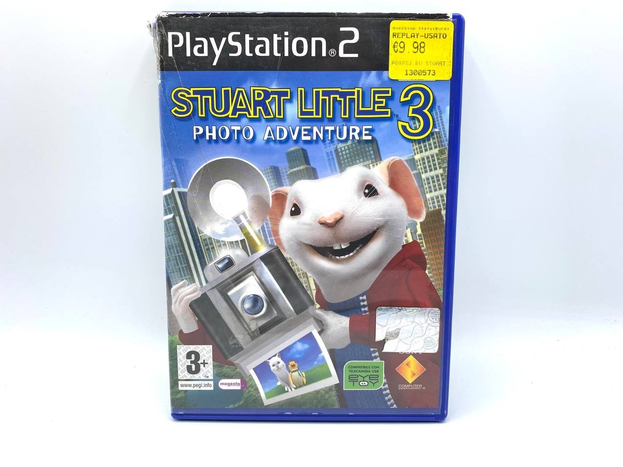Stuart little 3 Photo adventure ps2 sony playstation Completo funzionante ITA
