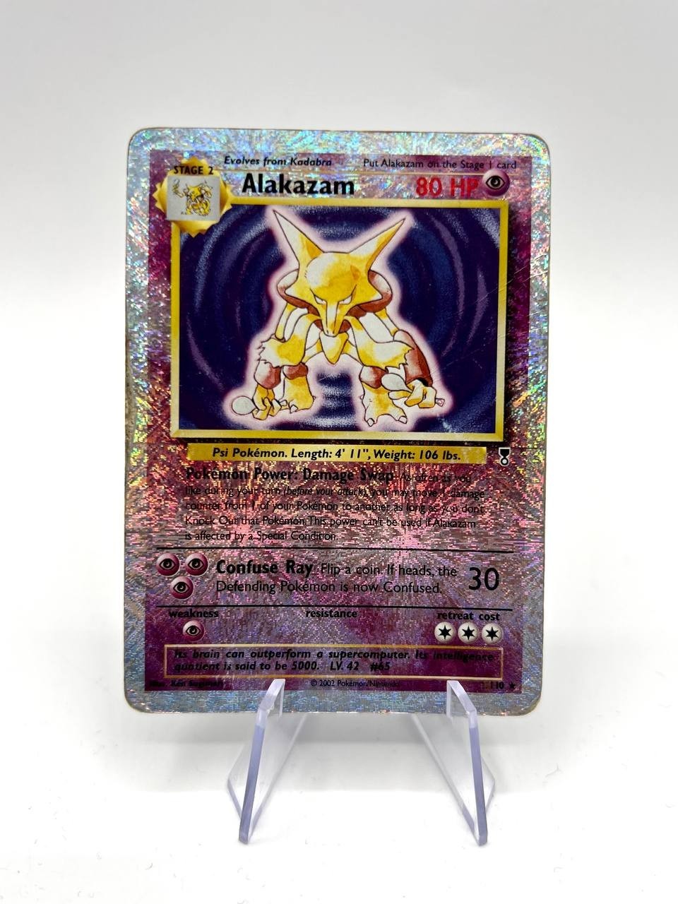 Alakazam lc 1/110 Legendary Collection  Reverse Holo unlimited inglese poor