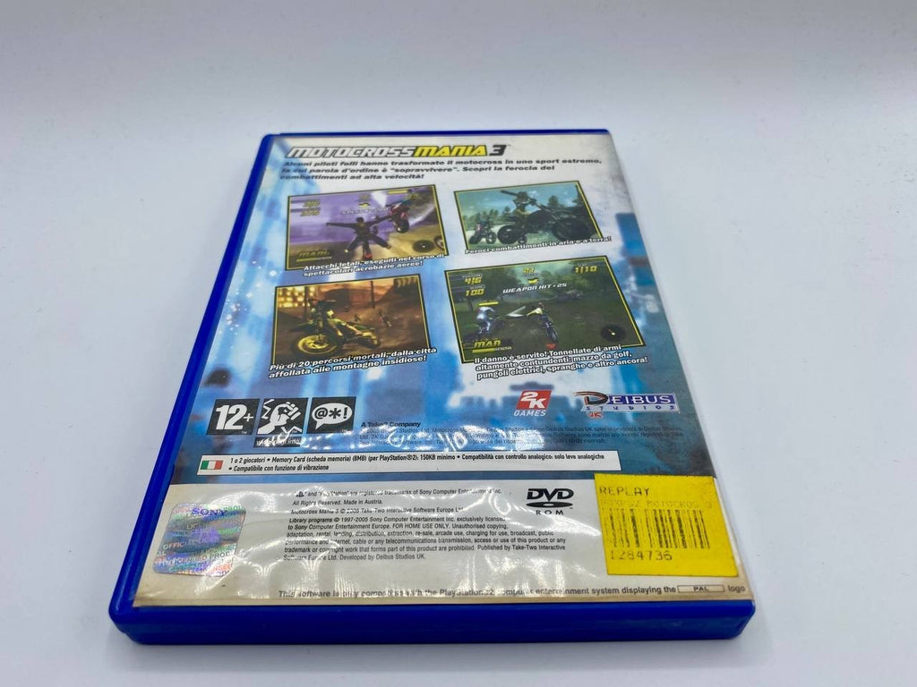 Videogioco MOTOCROSS MANIA 3 SONY PLAYSTATION 2 ITALIANO Funzionante Completo