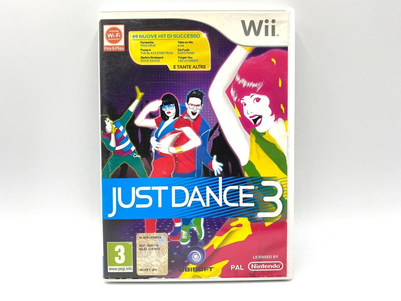 Videogioco Just Dance 3 Nintendo Wii Ubisoft Completo Funzionate Italiano