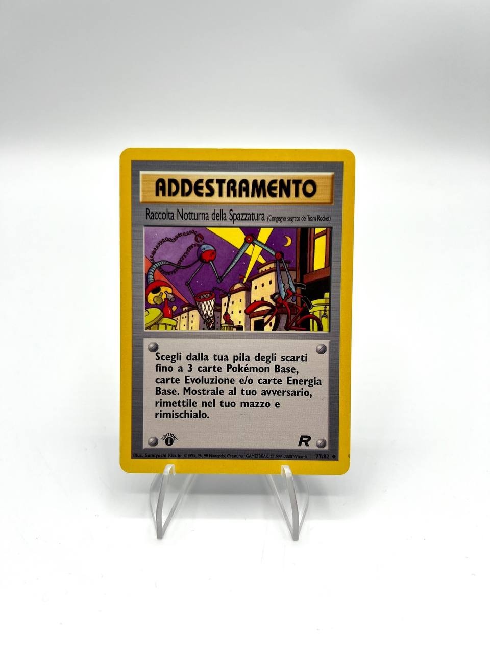 Pokemon Raccolta Notturna della Spazzatura Team Rocket 77/82 1a Edizione Good