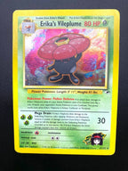 Carta pokemon Erika's Vileplume 5/132 Holo set Gym Heroes Poor Vintage Inglese