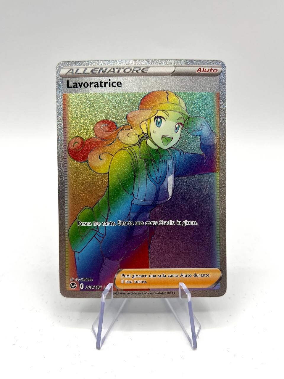 Lavoratrice SIT 209/195 Pokémon Tempesta Argentata ITA Near Mint hyper rare
