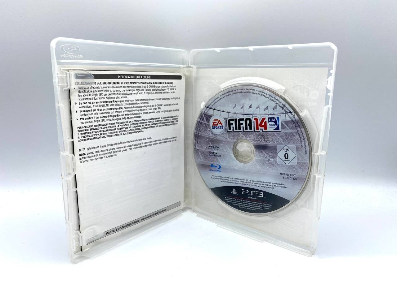 Gioco Fifa 14 Sony PlayStation PS3 Completo Funzionante Italiano EA sports