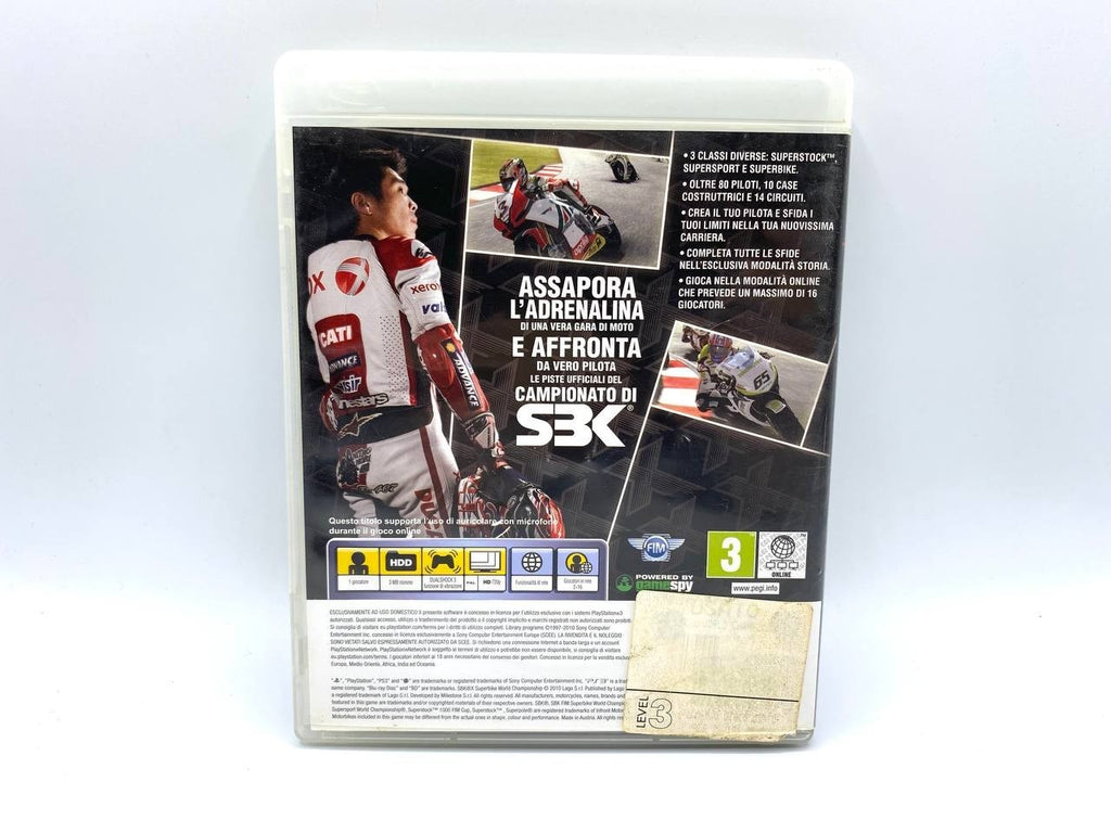 SBK X Superbike World Championship Sony PlayStation PS3 Completo Funzionante