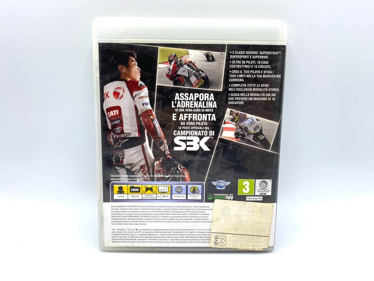 SBK X Superbike World Championship Sony PlayStation PS3 Completo Funzionante