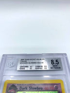 Carta Pokémon Dark Slowbro 1st Edition Holo set Team Rocket 12/82 ITA BGS 8.5