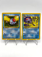 Lotto pokemon TENTACOOL 56/62 TENTACRUEL 44/62 FOSSIL Italiano 1a Edizione EXC
