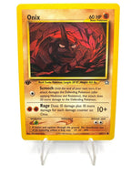 Carta Pokemon set Neo Genesis 69/111 ONIX Excellent vintage ENG 1st edition