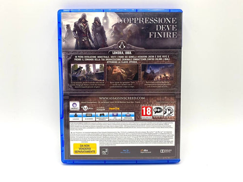 Assassin's Creed Syndicate Sony PlayStation 4 PS4 Ubisoft completo funzionante