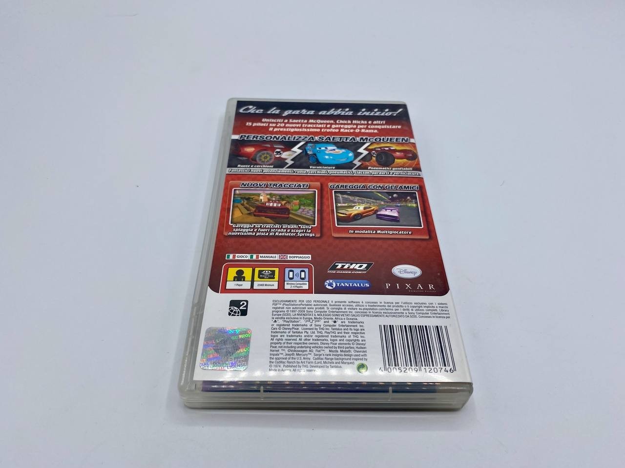 Videogioco DISNEY CARS MOTORI RUGGENTI RACE O RAMA SONY PSP Funzionante Italiano