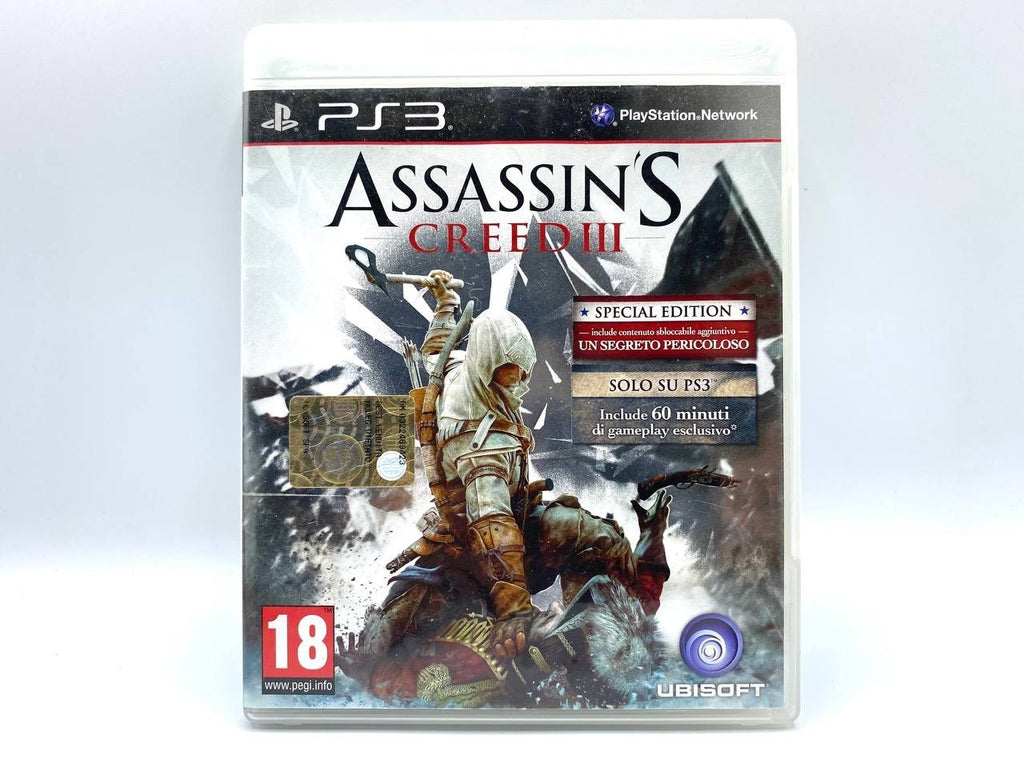 PS3 PlayStation Assassin's creed III special edition Ubisoft Completo Italiano