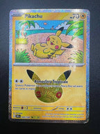Pokemon Pikachu 30C 043/128 21/30 30° Anniversario Near Mint Italiano Holo